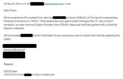 Devido à reclamação de IP, removemos o Emulador Dolphin do STEAM, a menos e até que ambas as partes nos notifiquem de que a disputa foi resolvida.