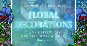 O que você gostaria de saber sobre decorações florais?  –Fanart de Tibia