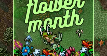 O evento “Flower Month” no TibiaFanart.com!  –Fanart de Tibia