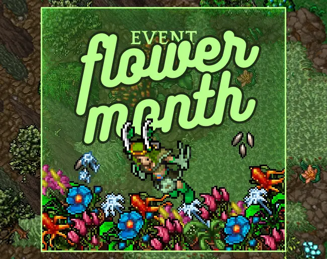 O evento “Flower Month” no TibiaFanart.com!  –Fanart de Tibia