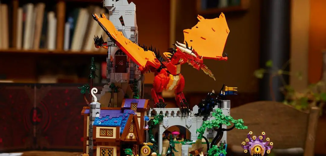 O conjunto de D&D de 3.745 peças da Lego vem com sua própria aventura jogável